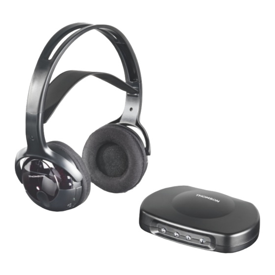 THOMSON Casque sans fil Manuales