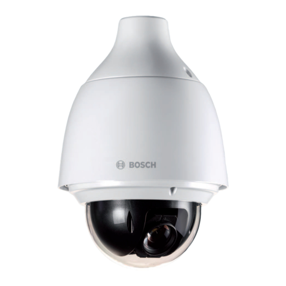 Bosch AUTODOME IP starlight 5000i Guia De Instalacion