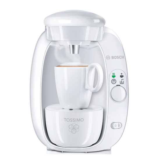 Bosch Tassimo T20 Serie Manuales