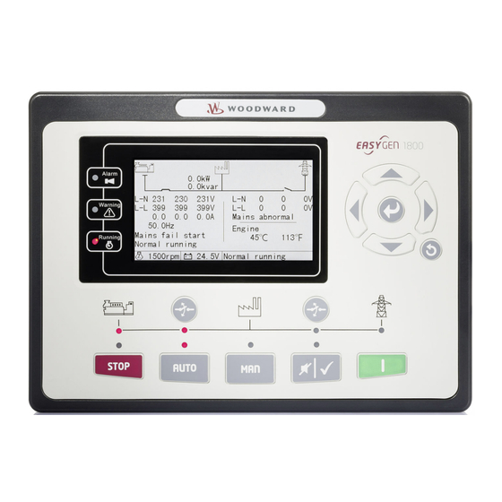 Woodward easYgen 1800 Manual De Operaciones