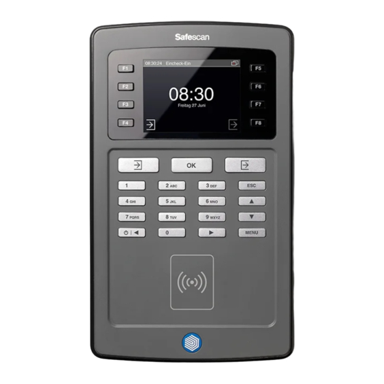 Safescan TA-8000 Serie Guía De Instalación Rápida