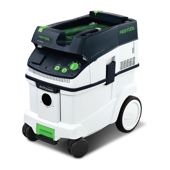 Festool CLEANTEX CT 26 E AC Manuales