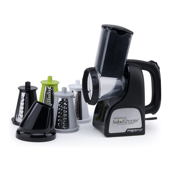 Presto SaladShooter 02970 Instrucciones