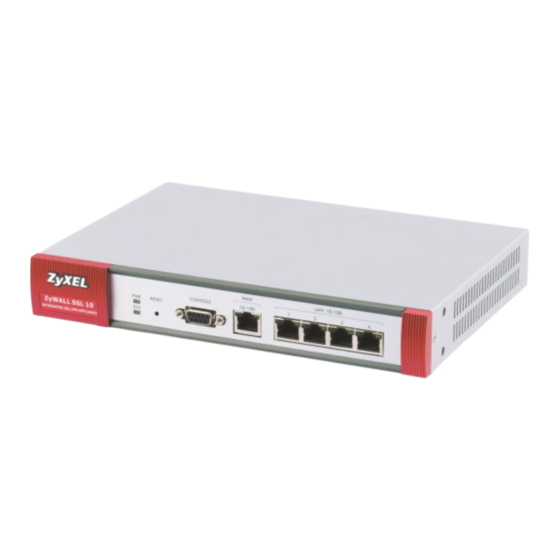 Zyxel SSL 10 Guia De Inicio Rapido