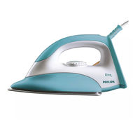 Philips Dry Iron Diva GC148 Manual De Instrucciones