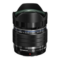 Olympus M.ZUIKO DIGITAL ED 8mm f1.8 Fisheye PRO Manual De Instrucciones