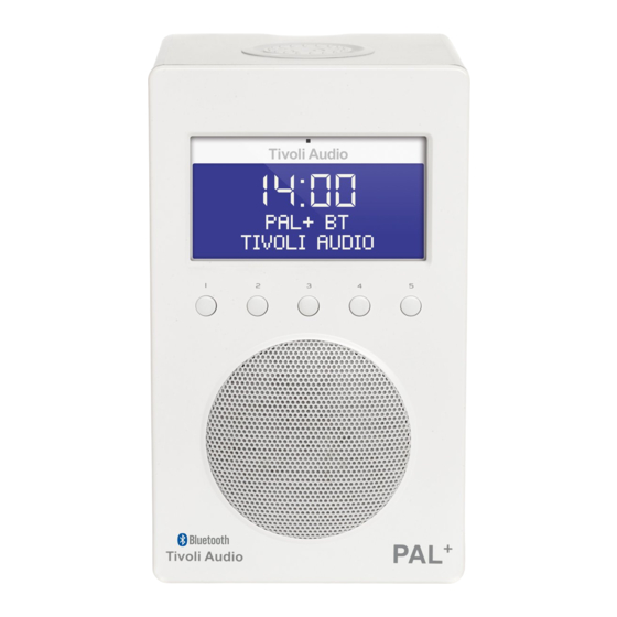 Tivoli Audio PAL+ Manual De Usuario