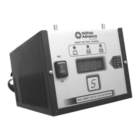Nilfisk Advance CBSW1 NA 24V 13A IUIa Wet/Gel Manual