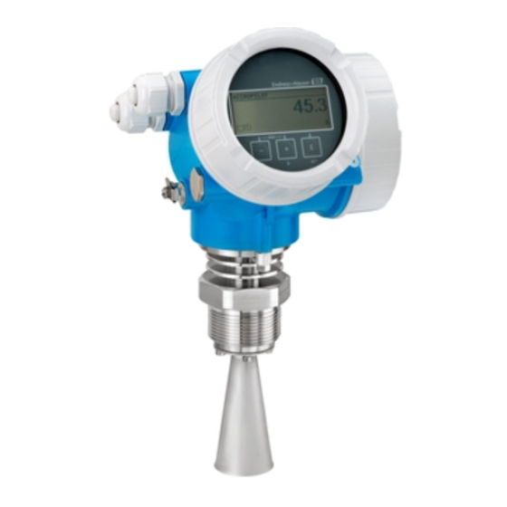 Endress+Hauser Micropilot FMR53 FOUNDATION Fieldbus Manual De Instrucciones Abreviado