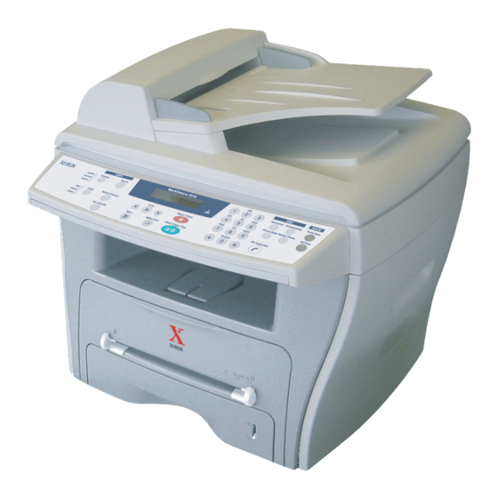 Xerox WorkCentre PE16 Manual Del Usuario