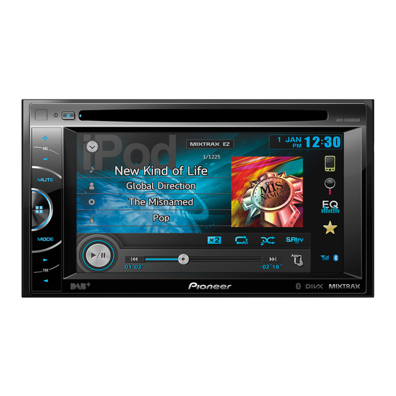 Pioneer AVH-X5600BT Manual De Instalación