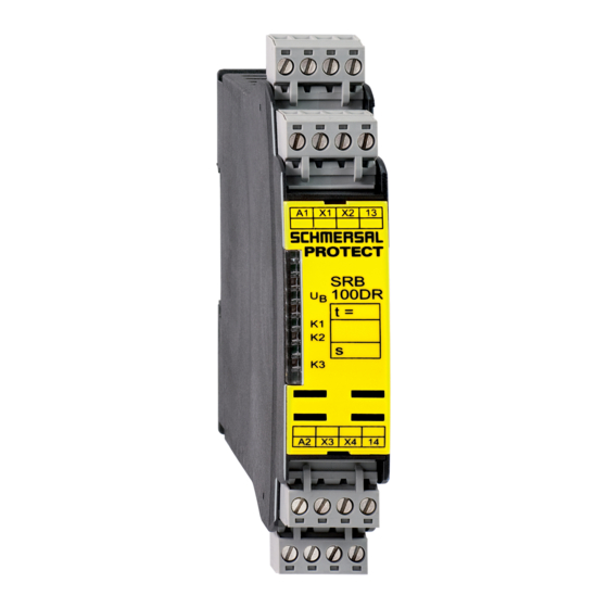 schmersal SRB 100DR Manual De Instrucciones