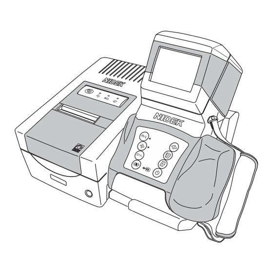 Nidek AR-20 Manual De Usuario