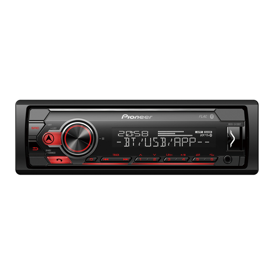 Pioneer MVH-S410BT Manual De Instrucciones