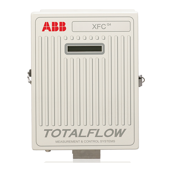 ABB TOTALFLOW XSERIES G4 Manual Del Usuario