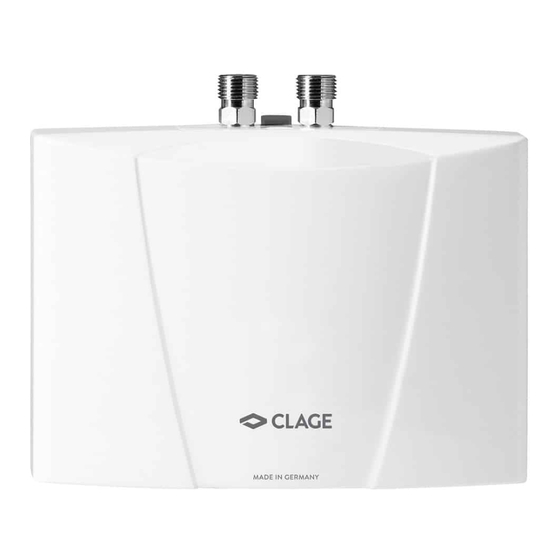 clage M3 Manual De Instrucciones
