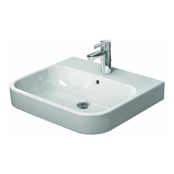 DURAVIT Happy D.2 Serie Instrucciones De Montaje