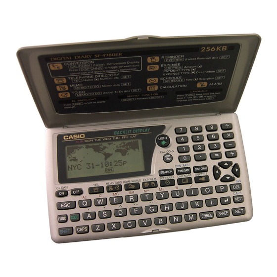 Casio SF-4900ER Guia Del Usuario