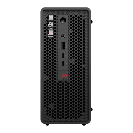 Lenovo ThinkStation P3 Ultra Guia Del Usuario