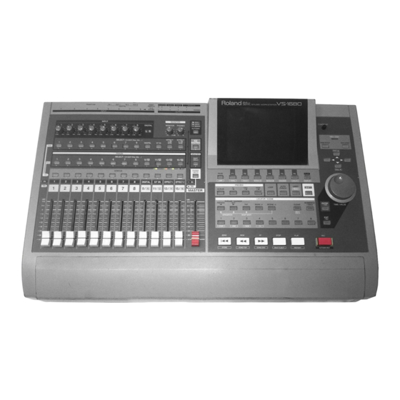 Roland VS-1680 Manuales