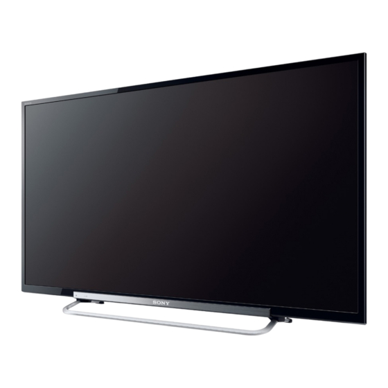 Sony Bravia KDL-46R473A Manual De Instrucciones