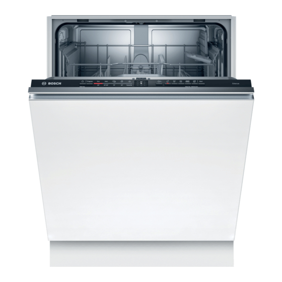 Bosch SMV2ITX18E Manual De Usuario