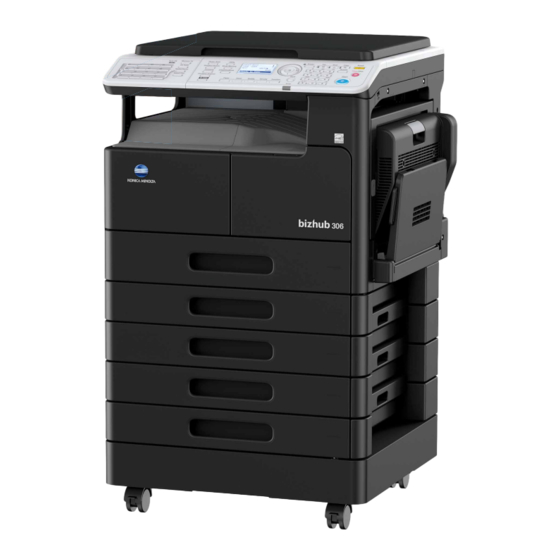 Konica Minolta bizhub 306 Manual Del Operador