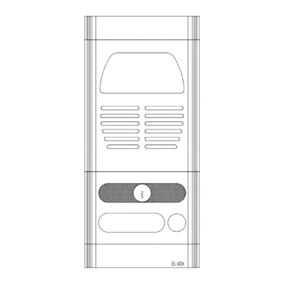 Vimar Elvox 8000 Serie Instrucciones Instalador