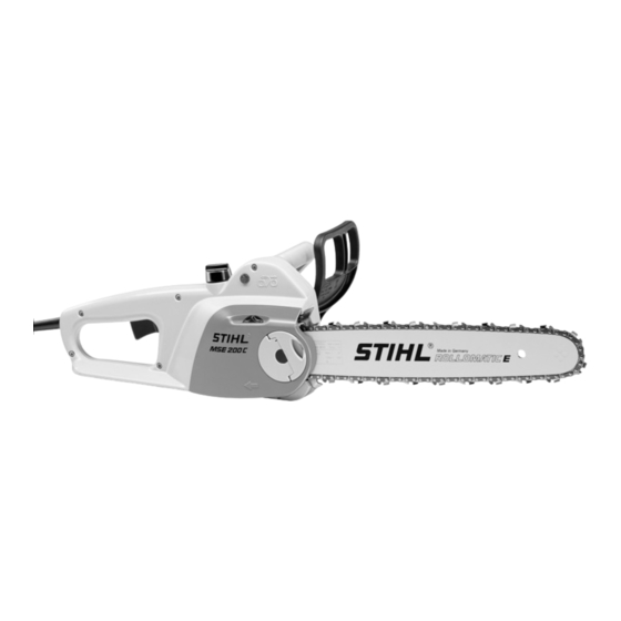 Stihl MSE 140 C Manual De Instrucciones