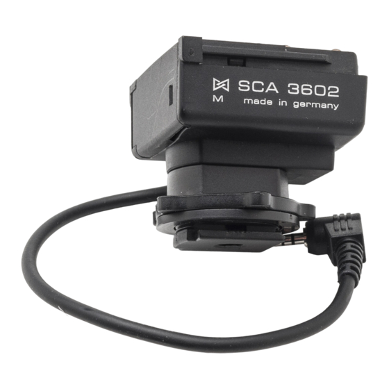 Sony SCA 3602 M4 Manual Del Usario