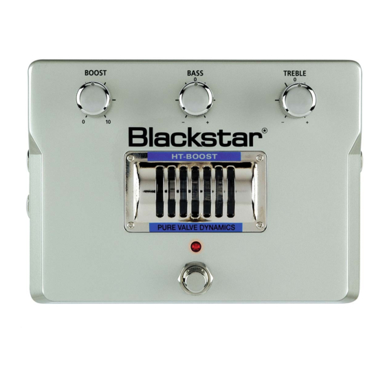 Blackstar Amplification HT-BOOST Manuales