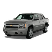 Chevrolet Avalanche 2012 Manual Del Propietário
