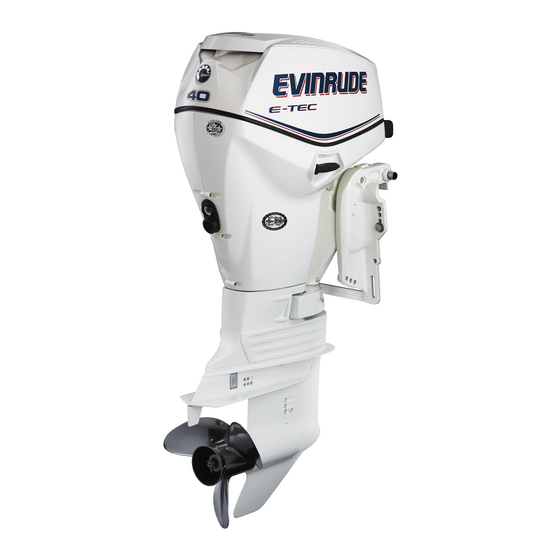 BRP EVINRUDE E-TEC 40 CV Guia Del Usuario