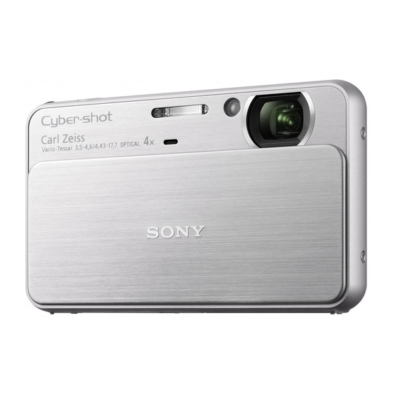 Sony Cyber-shot DSC-T99 Manual De Instrucciones