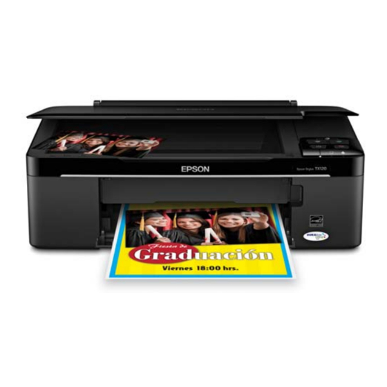 Epson Stylus TX120 Manuales