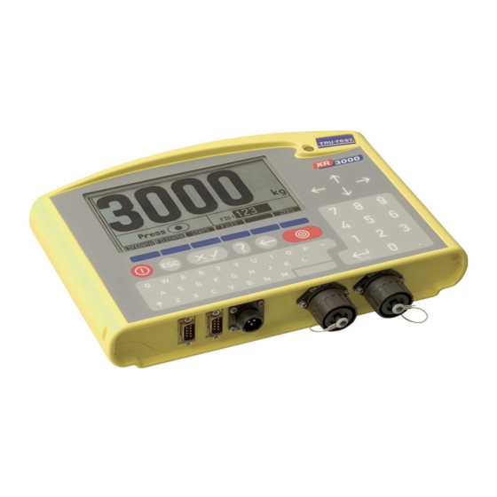 Tru-Test XR 3000 Instructivo