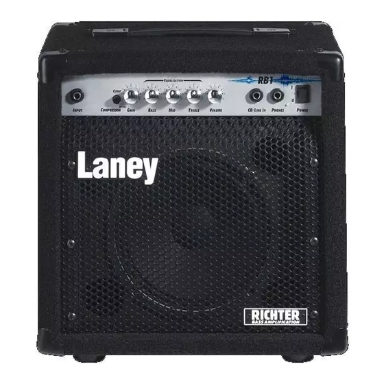 Laney RB1 Manual De Usuario