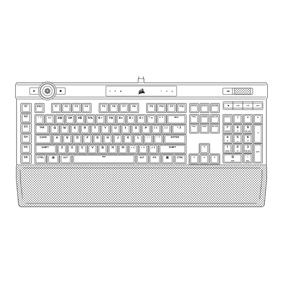 Corsair K100 RGB Manual De Instrucciones