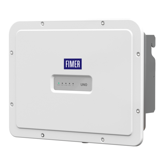 Fimer UNO-DM-6.0-TL-PLUS-Q Guía De Instalación Rápida