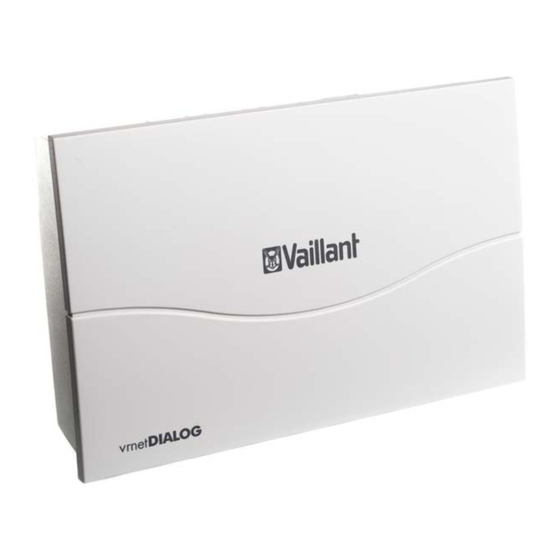 Vaillant vrnetDIALOG 820 Manual De Instrucciones