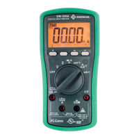 Greenlee DM-200A Manual De Instrucciones