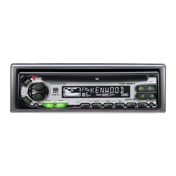 Kenwood KDC-W4527 Manual De Instrucciones
