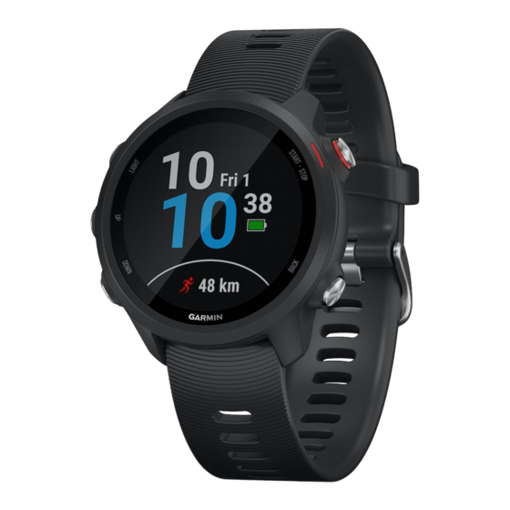 GARMIN FORERUNNER 245 MANUAL DEL USUARIO Descargar en PDF ManualsLib