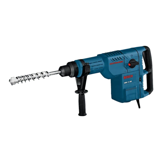 Bosch GBH 11 DE Professional Manual Original