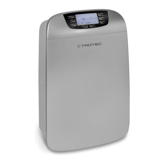 Trotec TTK 110 HEPA Manual De Instrucciones