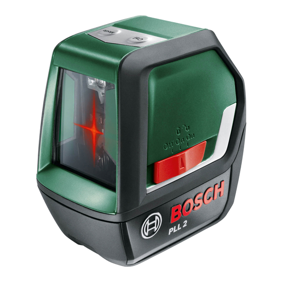 Bosch PLL 2 Manual Original