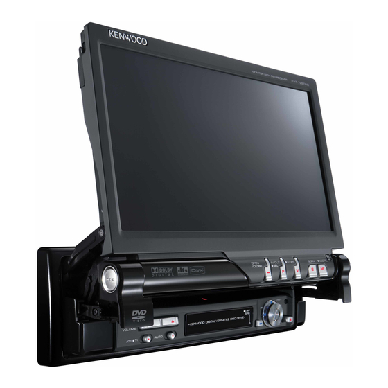 Kenwood KVT-729DVD Manual De Instalación