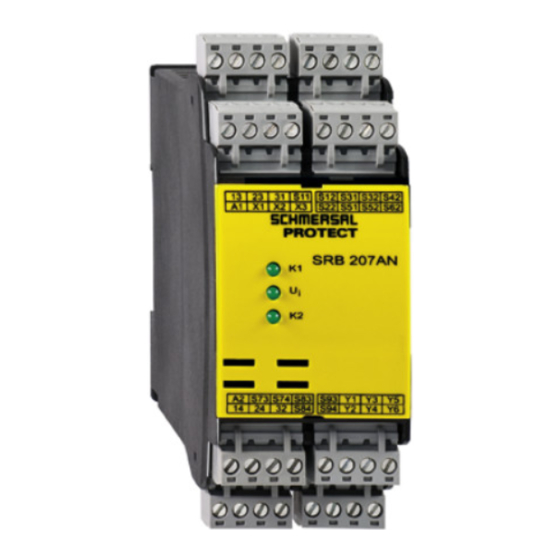 schmersal SRB 207AN-230V Manual De Instrucciones