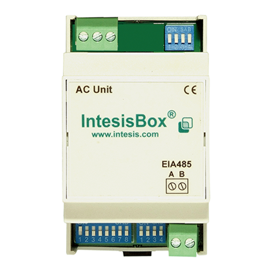 IntesisBox FJ-RC-MBS-1 Manual De Usuario