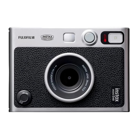 FujiFilm instax mini Evo Guia Del Usuario